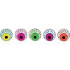 Crocs Jibbitz Shoe Charms – Super Fun Kids Multi Pack, Crocs Charms for Girls and Boys(Crazy Eyes)