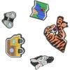 Crocs Jibbitz Shoe Charms – Super Fun Kids Multi Pack, Crocs Charms for Girls and Boys(Safari)