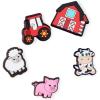 Crocs Jibbitz Shoe Charms – Wild Animal Multi Pack, Crocs Charms for Girls and Boys(Cutesey Farm Animal)