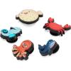 Crocs Jibbitz Shoe Charms – Wild Animal Multi Pack, Crocs Charms for Girls and Boys(Sea Friends)