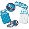 Crocs Jibbitz Shoe Charms, NBA Basketball Teams Sports Collection Multi Packs(Charlotte Hornets)