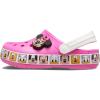 Crocs Kid’s Disney Clog | Mickey Mouse and Minnie Mouse Shoes(Electric Pink/Minnie Mouse)