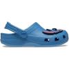 Crocs Kids Stitch Classic Clogs for Kids – Ethylene Vinyl Acetate – Round Toe Design – Pivot Heel Strap(Oxygen)