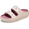 Crocs Unisex Adult Classic Cozzzy Towel Sandals, Fuzzy Slippers and Slides(Quartz)