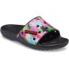 Crocs Unisex Adult Classic Graphic Slides(Black/Multi)