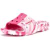 Crocs Unisex Adult Classic Graphic Slides(Candy Pink Pink Lemonade)