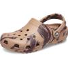 Crocs Unisex Adult Classic Marbled Tie-Dye Clogs(Cork/Multi)