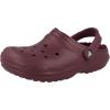 Crocs Unisex Adult Classic Marbled Tie-Dye Clogs(Garnet)