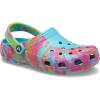 Crocs Unisex Adult Classic Marbled Tie-Dye Clogs(Neptune/Multi)