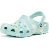 Crocs Unisex Adult Classic Marbled Tie-Dye Clogs(Pure Water/Multi)