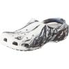 Crocs Unisex Adult Classic Marbled Tie-Dye Clogs(White/Black_n)