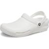 Crocs Unisex-Adult Bistro Clogs, Slip Resistant Work Shoes(White)