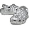 Crocs Unisex-Adult Classic Geometric Clog(Silver)