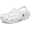 Crocs Unisex-Adult Classic Geometric Clog(White)