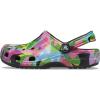Crocs Unisex-Adult Classic Graphic Clogs(Black/Bubble Block)