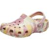 Crocs Unisex-Adult Classic Graphic Clogs(Daylily/Multi)