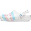 Crocs Unisex-Adult Classic Graphic Clogs(Rainbow)