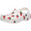 Crocs Unisex-Adult Classic Graphic Clogs(White/White)