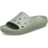 Crocs Unisex-Adult Classic Slide 2.0 Sandal(Moss)