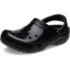 Crocs Unisex-Adult Classic Sparkly Clog, Metallic and Glitter Shoes(Black High Shine)