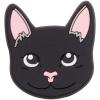 Crocs Unisex-Adult Jibbitz – Pets & Animal Shoe Charms: Cat & Dog Singles for Girls & Boys(Black Cat)