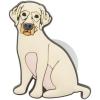 Crocs Unisex-Adult Jibbitz – Pets & Animal Shoe Charms: Cat & Dog Singles for Girls & Boys(Yellow Lab)