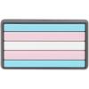 Crocs Unisex-Adult Jibbitz Shoe Charms – LGBTQ+ Pride Shoe Charm Singles, Cute Rainbow Charms for Adults(Transgender Flag)