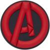 Crocs Unisex-Adult Jibbitz Shoe Charms – Marvel Super Hero Characters Shoe Charm Singles, Charms for Boys and Girls(Avengers Symbol)
