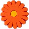 Crocs Unisex-Adult Jibbitz Shoe Charms – Nature and Flower Shoe Charm Singles, Charms for Girls and Boys(Spicy Orange Flower)
