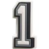 Crocs Unisex-Adult Jibbitz Shoe Charms – Number Shoe Charm Singles, Cute Charms for Girls and Boys(Number 1)