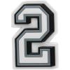 Crocs Unisex-Adult Jibbitz Shoe Charms – Number Shoe Charm Singles, Cute Charms for Girls and Boys(Number 2)