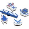 Crocs Unisex-Adult Jibbitz US Military Shoe Charms(Armed Forces Us Air Force 5-Pack)