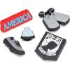 Crocs Unisex-Adult Jibbitz US Military Shoe Charms(Proud to Serve)
