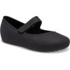 Crocs Unisex-Child Brooklyn Ballet Flats (Toddler/Little Kid/Big Kid)(Black)