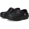 Crocs Unisex-Child Classic Lined Clog(Buffalo Plaid/Black/Varsity Red 1)