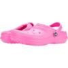 Crocs Unisex-Child Classic Lined Clog(Electric Pink)