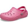 Crocs Unisex-Child Classic Lined Clog(Hyper Pink)