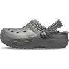 Crocs Unisex-Child Classic Lined Clog(Slate Grey)