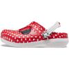 Crocs Unisex-Child Classic Lined Disney Clogs, Mickey and Minnie Mouse Shoes and Slippers(White/Multi Minnie Mouse)