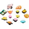 Crocs Unisex’s Jibbitz Shoe Spirit Girls Multi Pack, Charms for Teens(Pink and Yellow Summer)