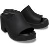Crocs Women’s Brooklyn Slide Heel Heeled Sandal(Black/Black)