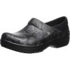 Crocs Women’s Neria Pro II Clogs, Slip Resistant Work Shoes for Women(Metallic Rose/Black)