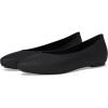 Crocs Women’s On the Clock Work Flats, Slip Resistant Work Shoes for Women, LiteRide Comfort(Black)