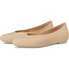 Crocs Women’s On the Clock Work Flats, Slip Resistant Work Shoes for Women, LiteRide Comfort(Chai)
