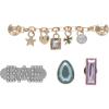 Crocs Zappos Print Lab: Gone Wild Jibbitz 13-Pack(Charm Chain 5-Pack)