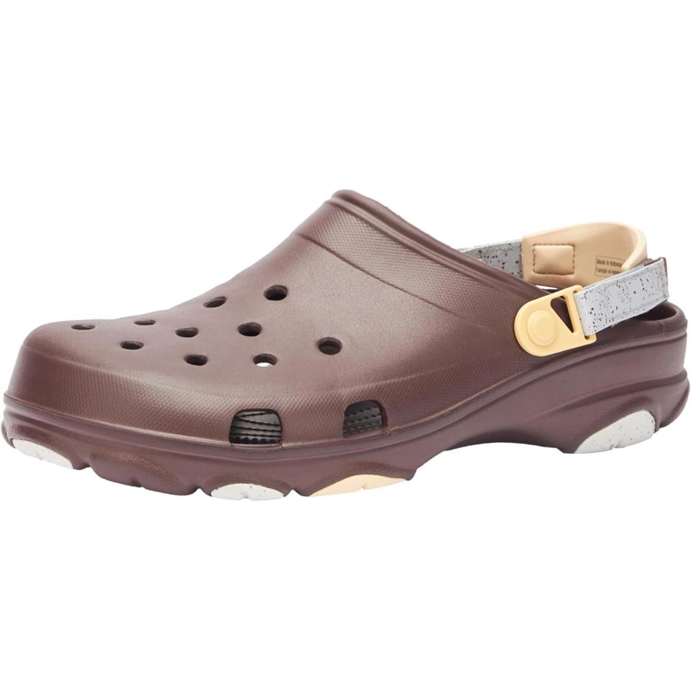 imageCrocs UnisexAdult All Terrain Lined Clogs with Adjustable Heel StrapMocha Multi