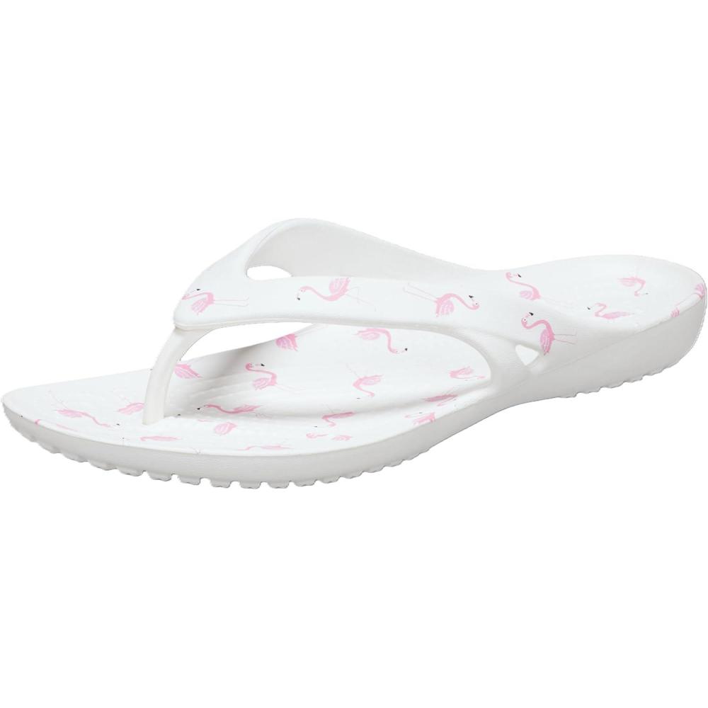 imageCrocs Womens Kadee II Flip FlopsFlamingo White