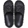 Crocs Unisex Adult Classic Geometric V2 Slides(Black)