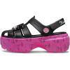 Crocs Unisex Adult Sanrio My Melody Kuromi Stomp Platform Sandals(Black/Pink)