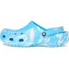 Crocs Unisex Classic Marbled Tie-Dye Clog, Tinted Glass/Multi, Womens 9, Mens 7, Medium